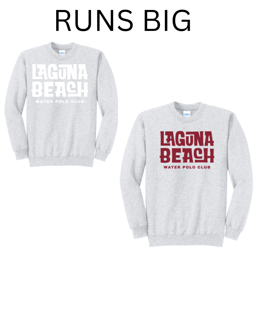 Laguna Beach WPC Adult Crewneck ASH
