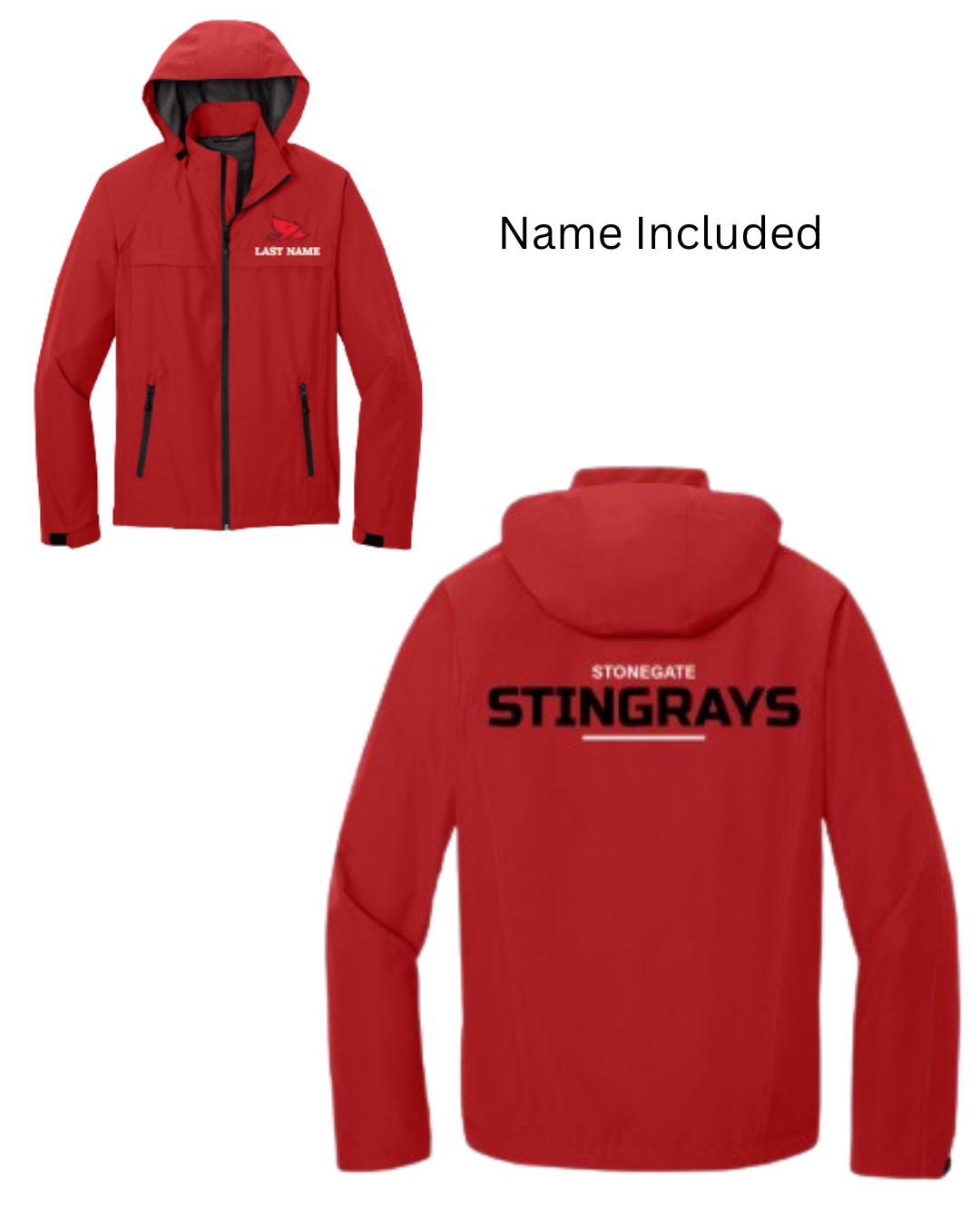 Stonegate Stingrays Adult Rain Jackets
