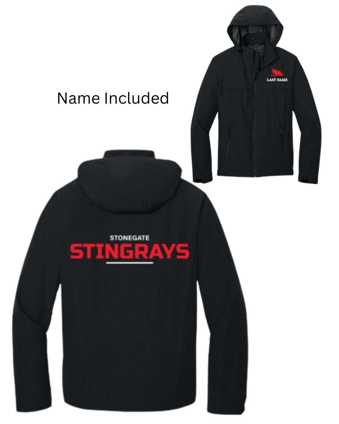 Stonegate Stingrays Adult Rain Jackets