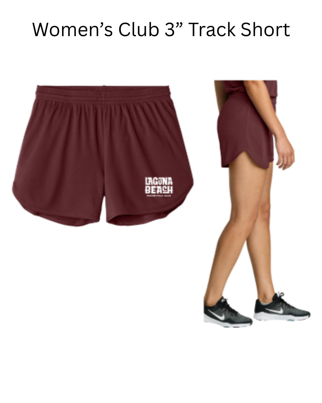 LBPWC Women’s Club 3” Track Short