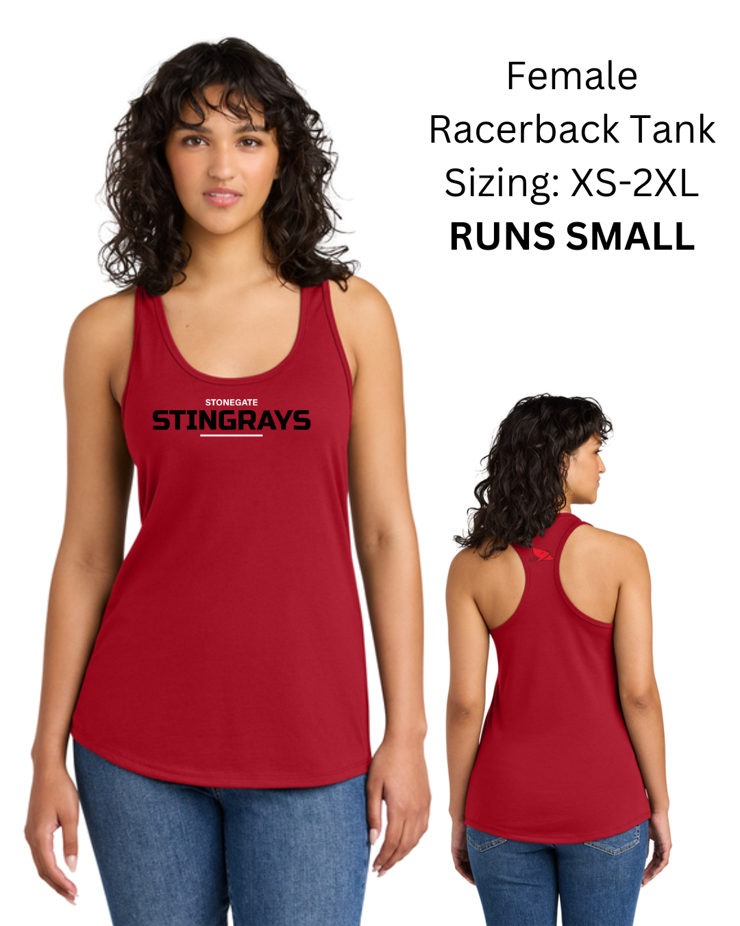 Stonegate Stingrays Female Racerback Tank Top