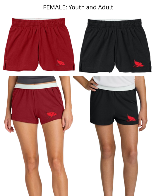 Stonegate Stingrays YOUTH Girls Shorts