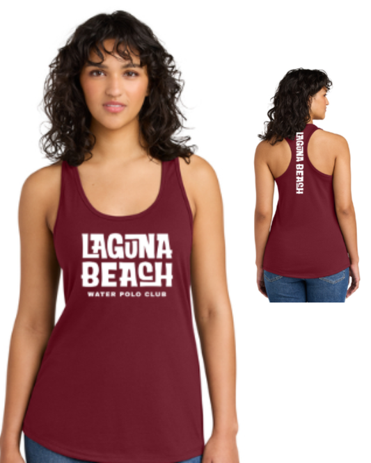 Laguna Beach WPC Classic Racerback Tank Top Maroon