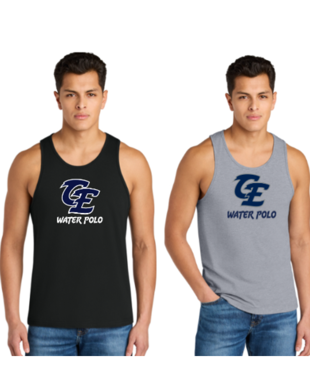 Clovis East HS Male Tank Top Black