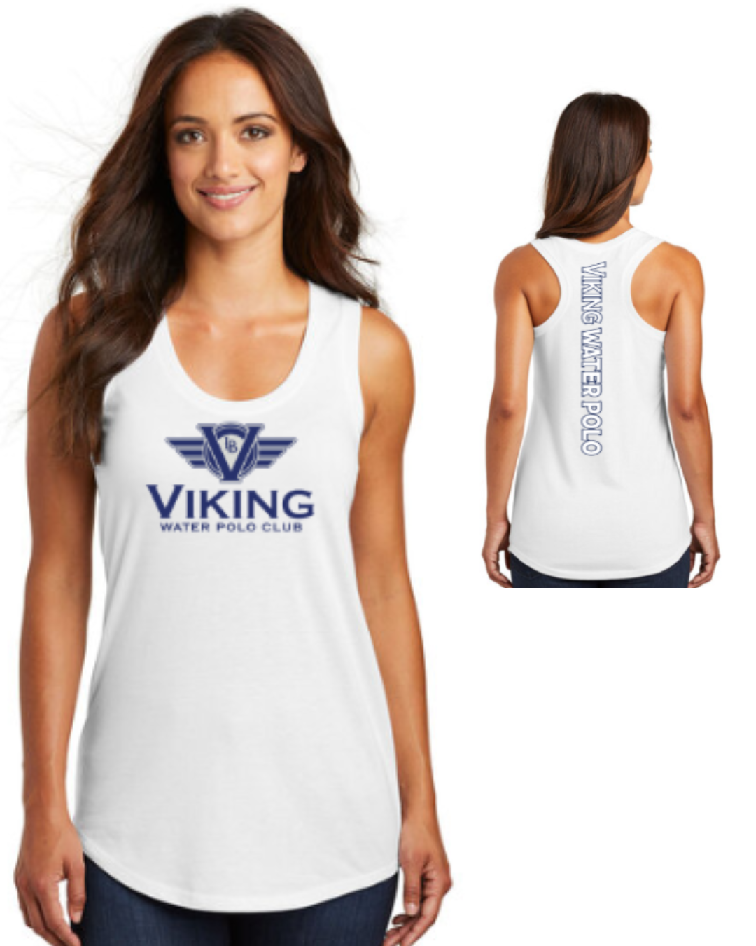 Viking Water Polo Club Active Racerback Tank Top