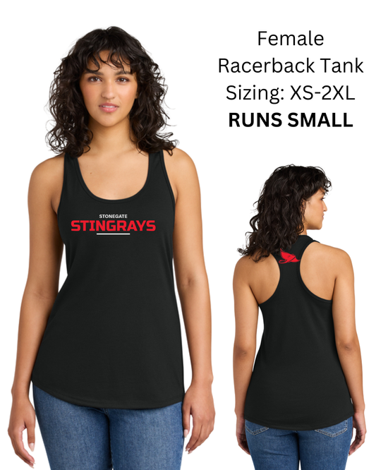 Stonegate Stingrays Female Racerback Tank Top