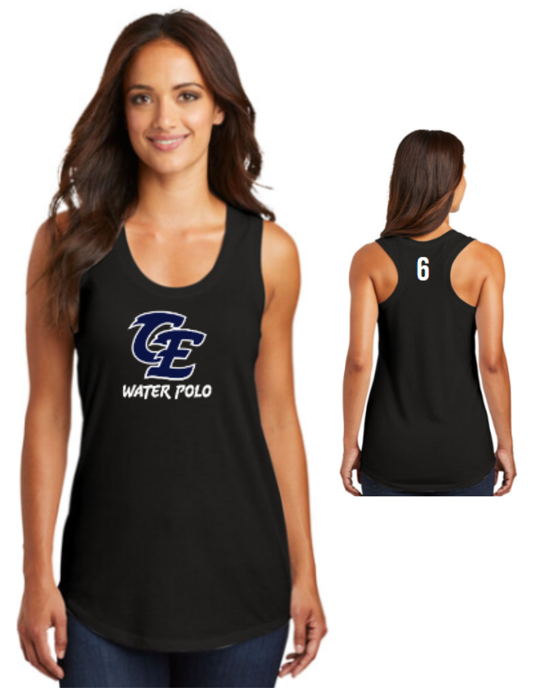 Clovis East HS Ladies Active Racerback Tank Top