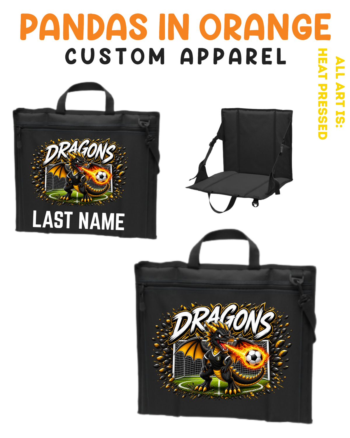 Dragons SOCCER Stadium Chair