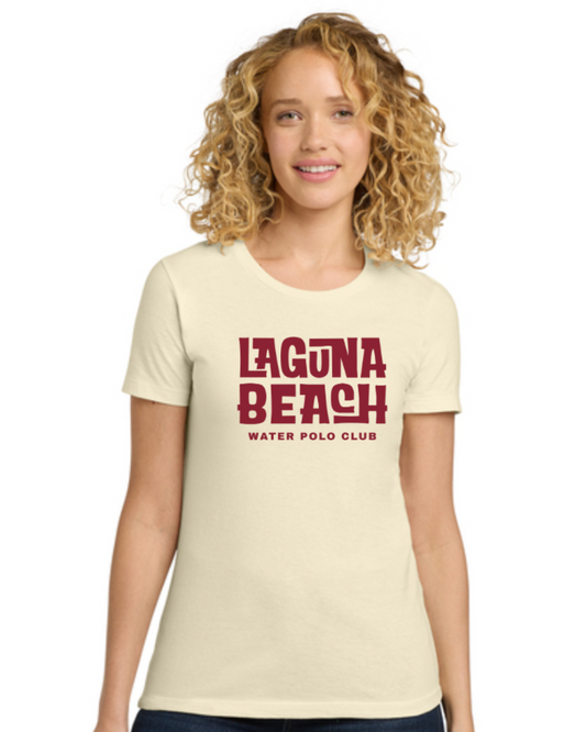 Laguna Beach Water Polo Club Women's Cut Shirt Natural