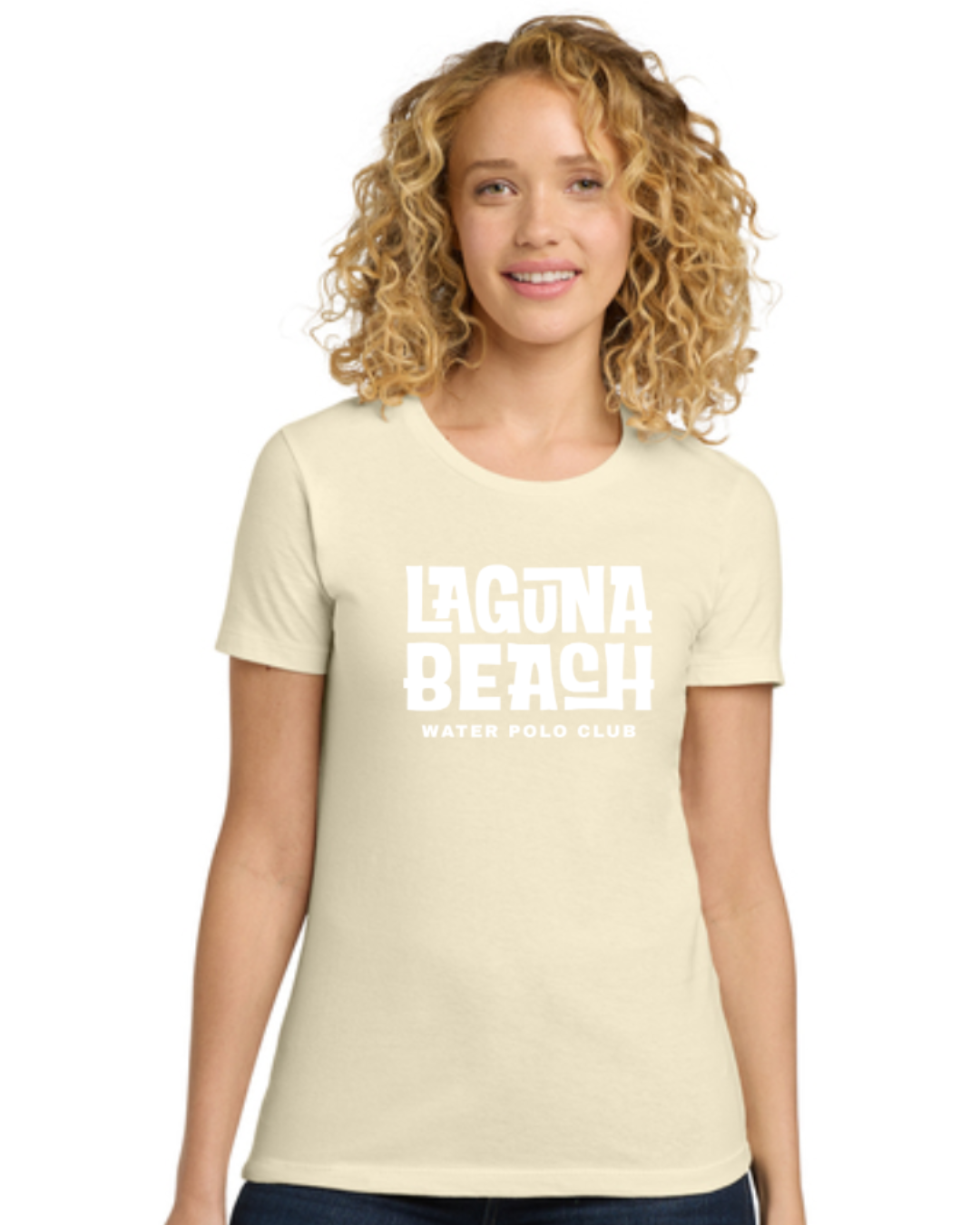 Laguna Beach Water Polo Club Women's Cut Shirt Natural