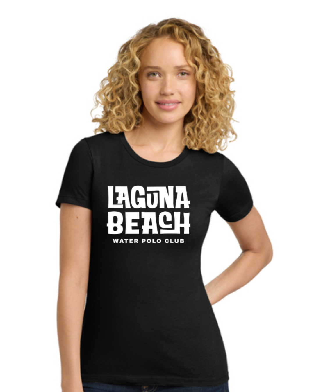 Laguna Beach Water Polo Club Women's Cut Shirt Black