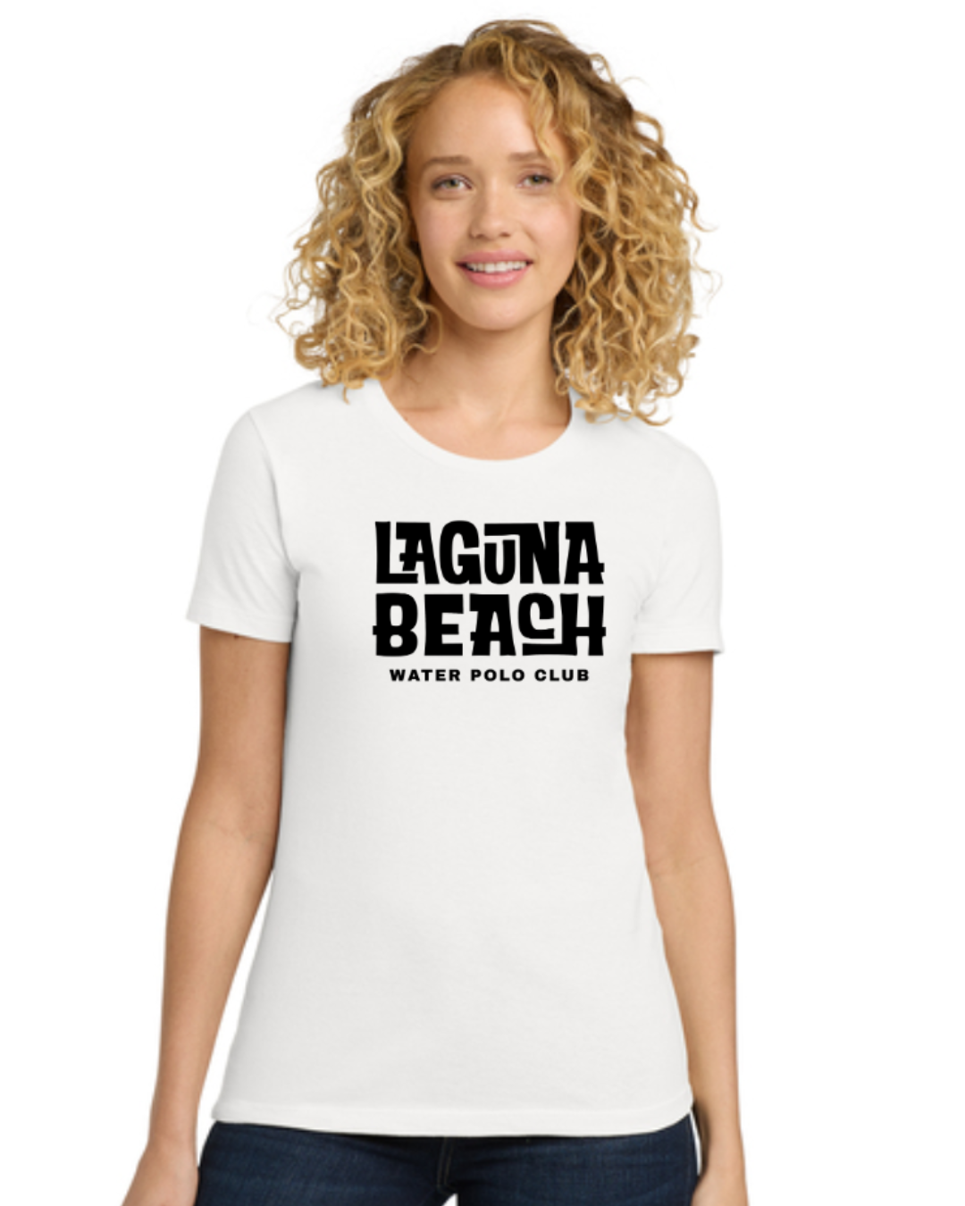 Laguna Beach Water Polo Club Women's Cut Shirt White