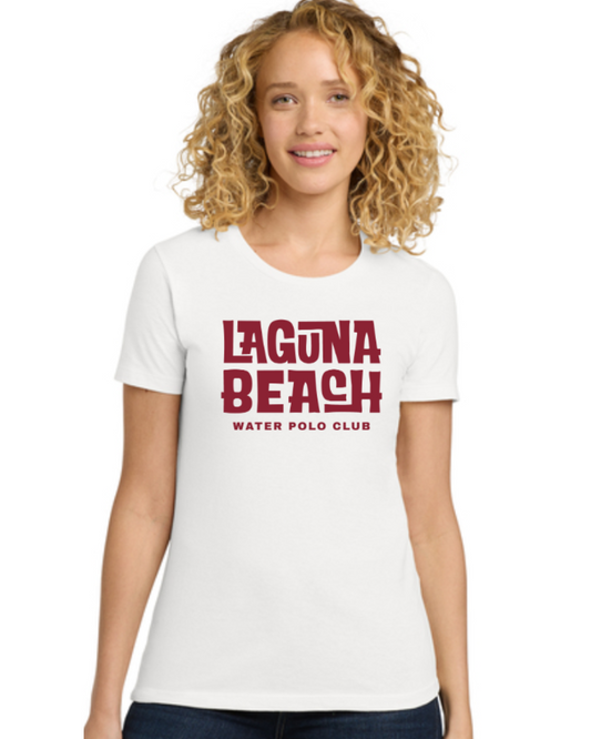 Laguna Beach Water Polo Club Women's Cut Shirt White