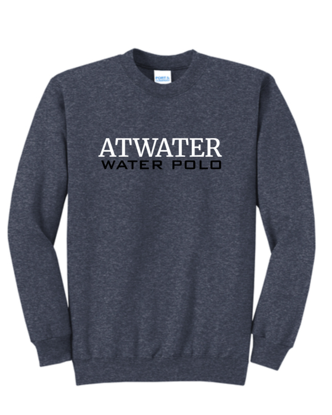 Atwater High School Crewneck Heather Navy