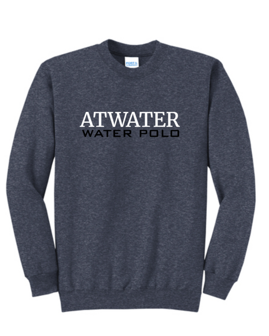 Atwater High School Crewneck Heather Navy