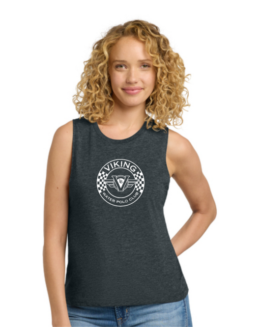 Viking Water Polo Club Women’s Muscle Tank Circle Logo