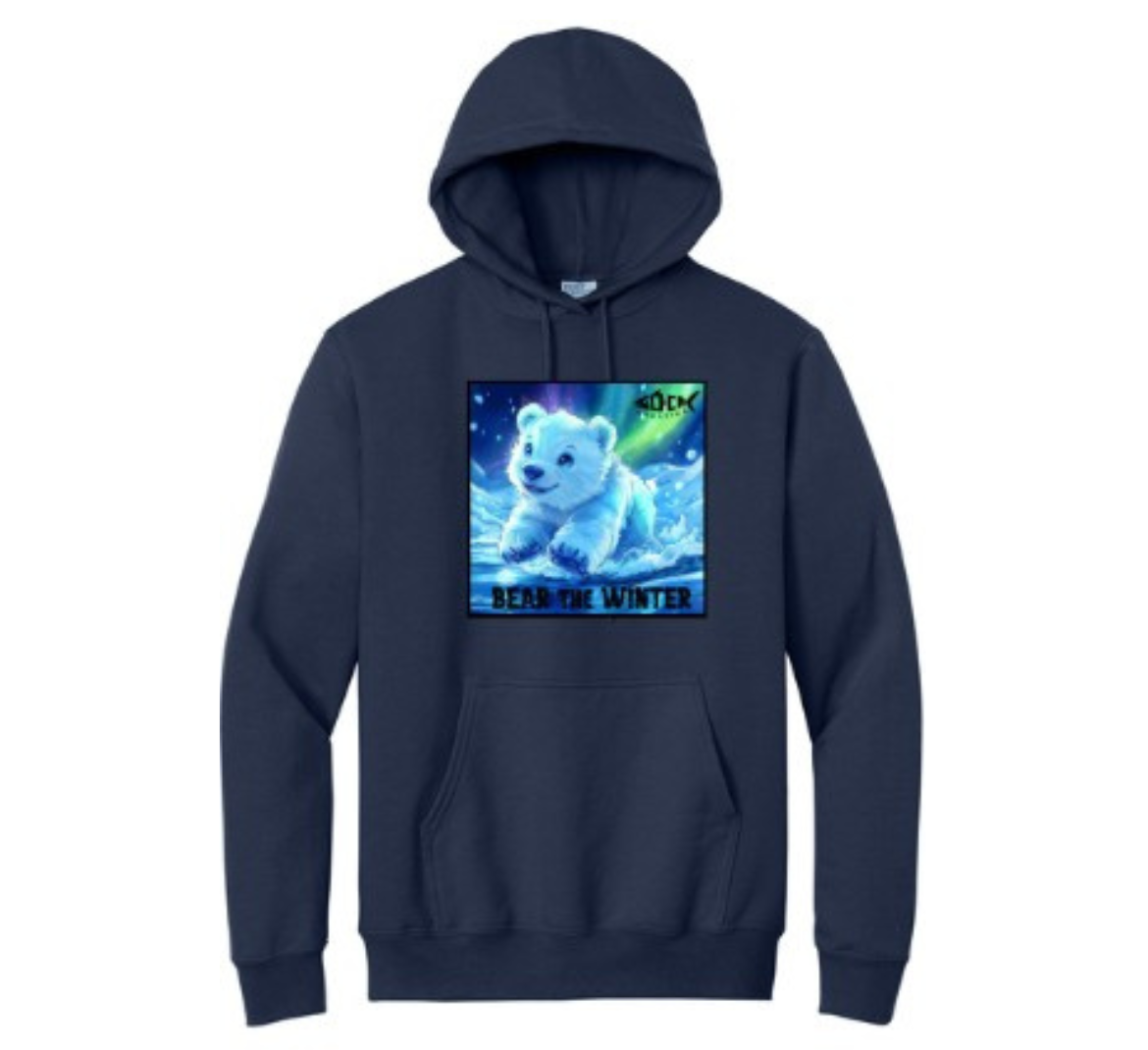 BEAR THE WINTER Adult Hoodie