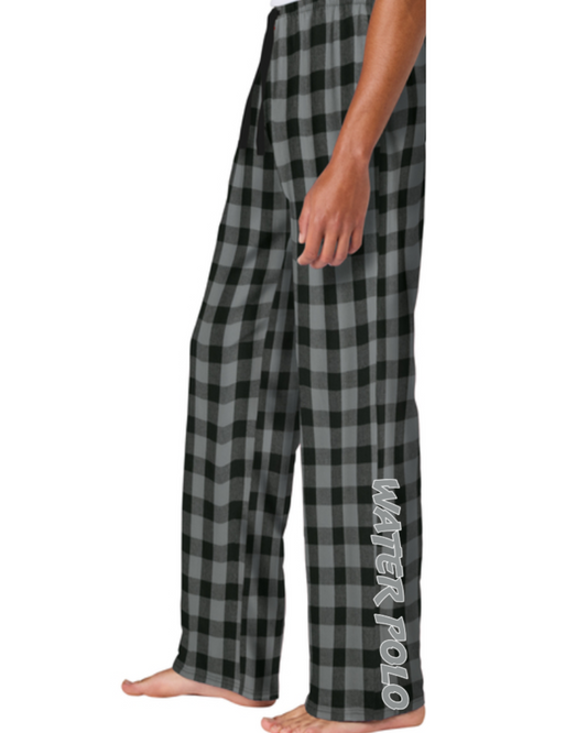 Clovis East High School Flannel Pants Grey/ Black Buffalo Check