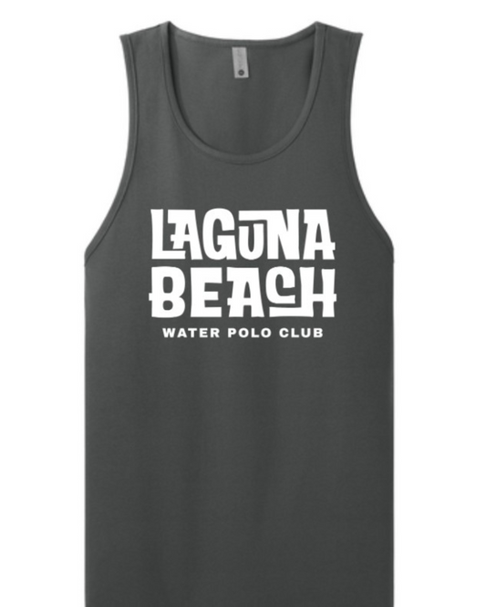 Laguna Beach Water Polo Club Adult Male Tank Top Dark Grey