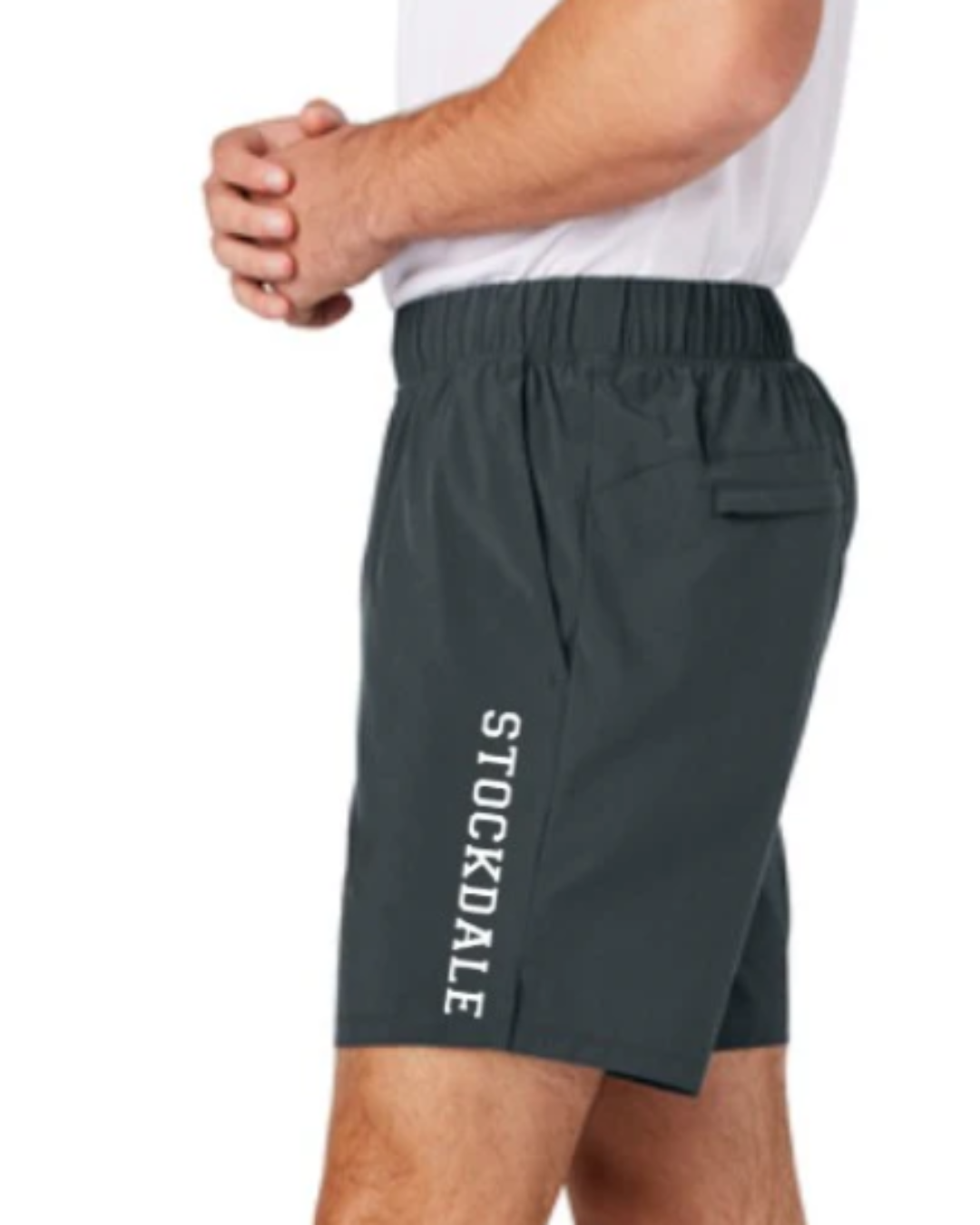 Stockdale High School  Male Shorts Iron Grey Stockdale Logo