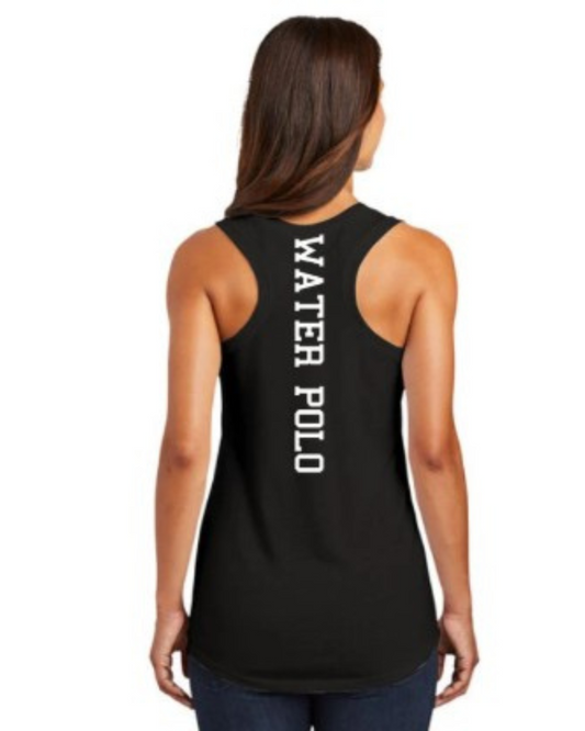 Stockdale High School  Ladies Active Racerback Tank Top Black