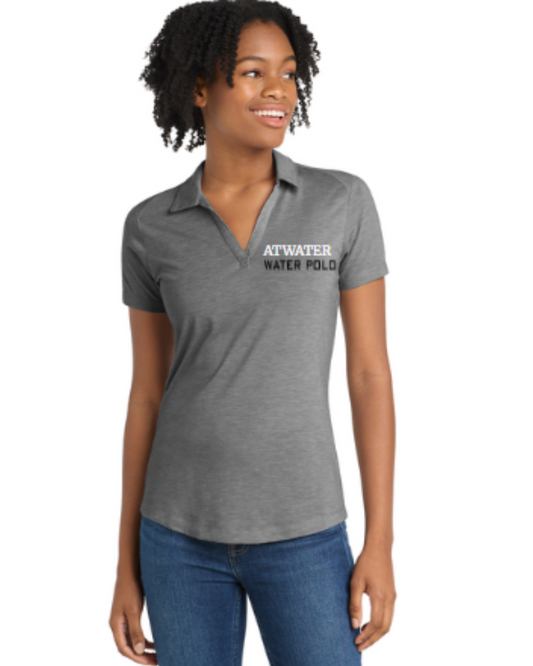 Atwater High School  Female Polo Dark Grey Heather
