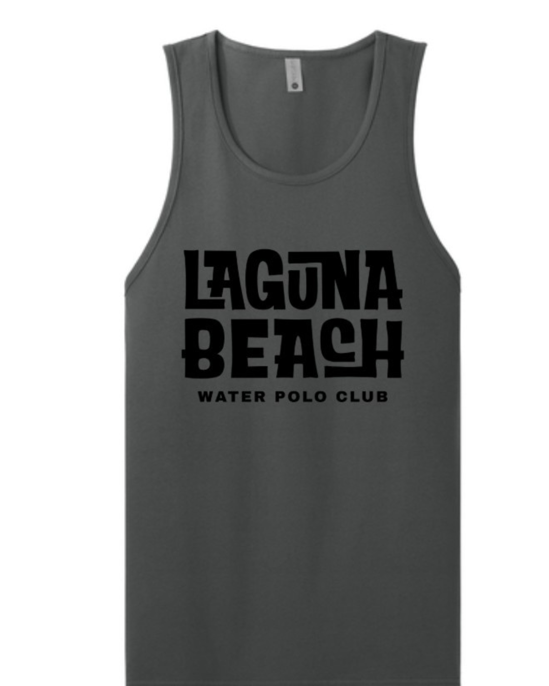 Laguna Beach Water Polo Club Adult Male Tank Top Dark Grey