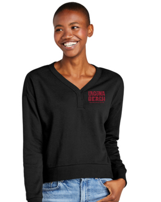 Laguna Beach Water Polo Club Female 1/4 Zip Black