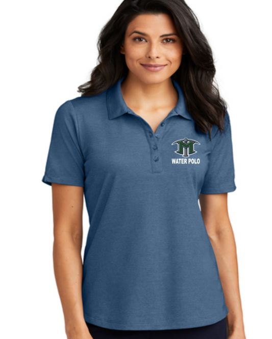 El Diamante High School Female Polo Dark Teal Heather