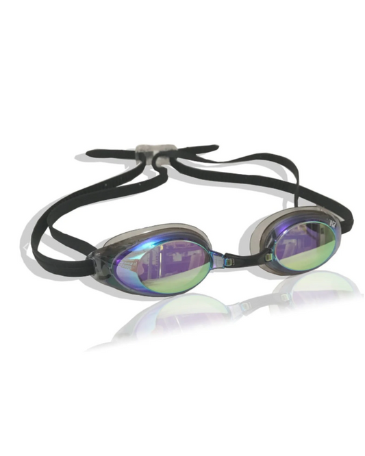 KAP7 TURBO UV Mirrored Racing Goggle- Black
