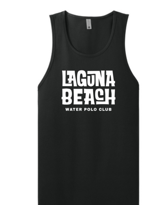 Laguna Beach Water Polo Club Adult Male Tank Top Black