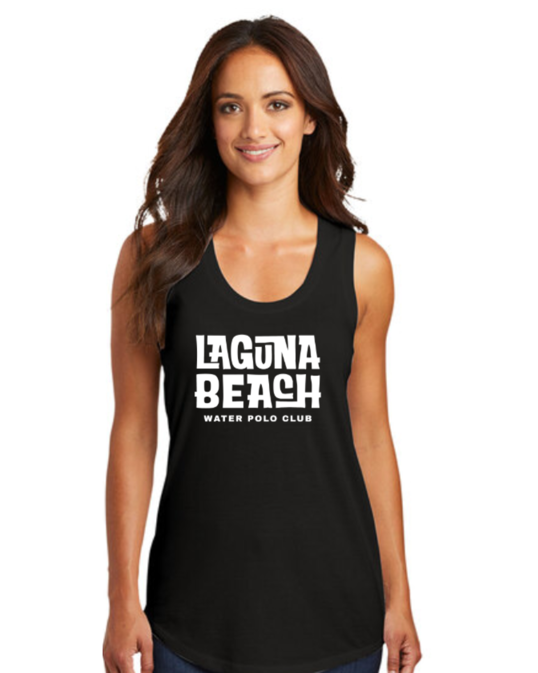 Laguna Beach Water Polo Club Active Racerback Tank Top Black