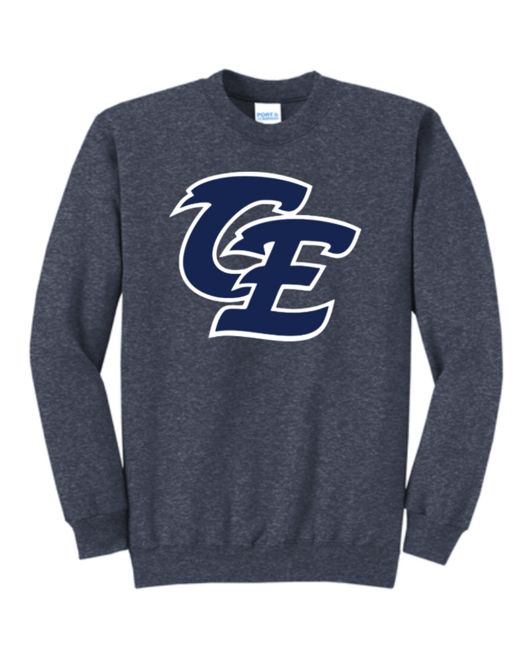 Clovis East High School Crewneck Heather Navy