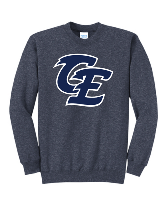 Clovis East High School Crewneck Heather Navy
