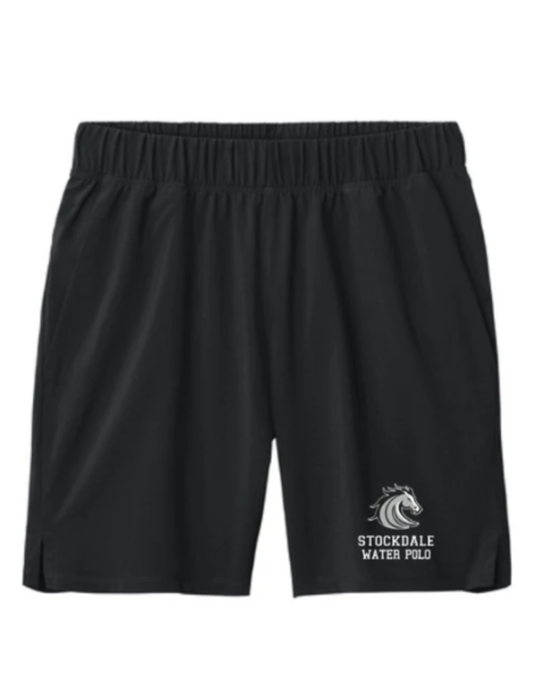 Stockdale High School  Male Shorts Black Mascot Logo