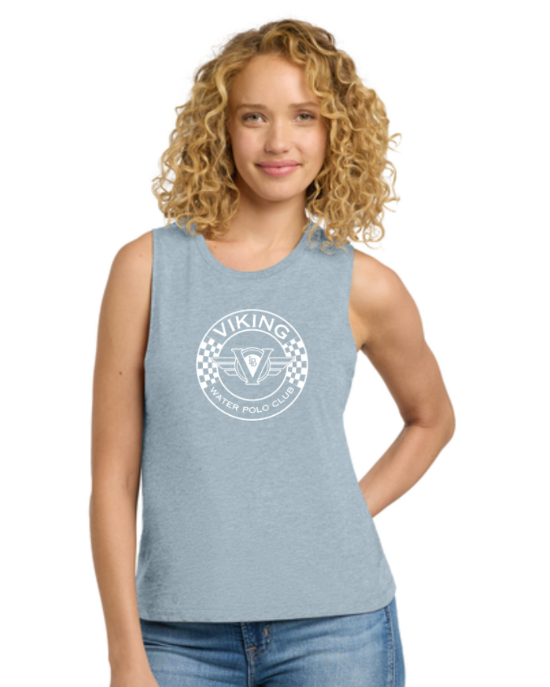 Viking Water Polo Club Women’s Muscle Tank Circle Logo