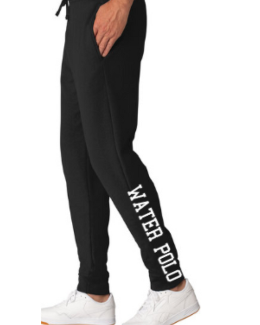 Stockdale High School Fleece Pants Black Water Polo Logo