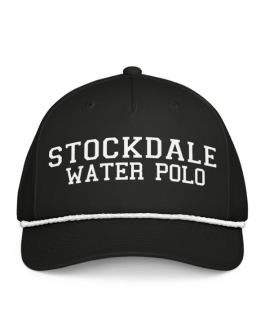 Stockdale High School Rope Hat Black with White