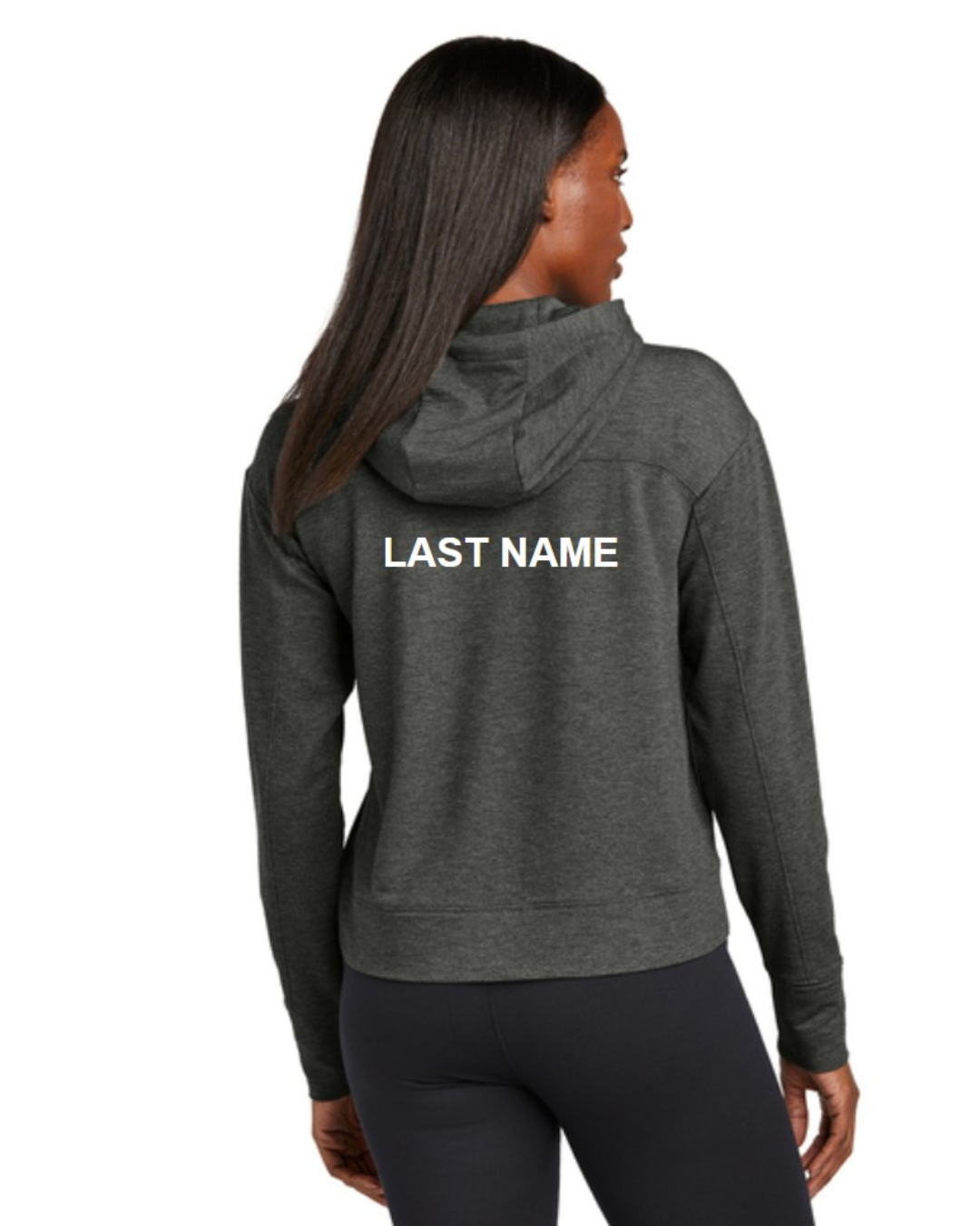 El Diamante High School Female Hoodie Dark Grey Heather