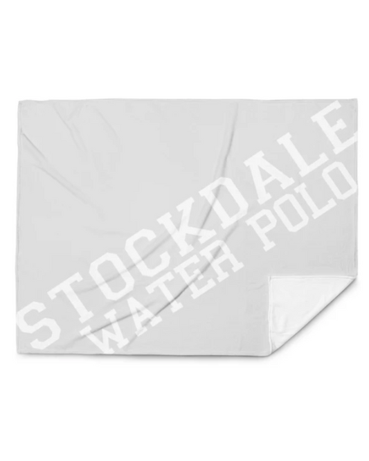 Stockdale High School Throw Blanket 60x80 Light Grey