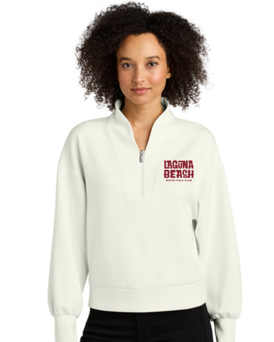 Laguna Beach Water Polo Club Female 1/4 Zip White