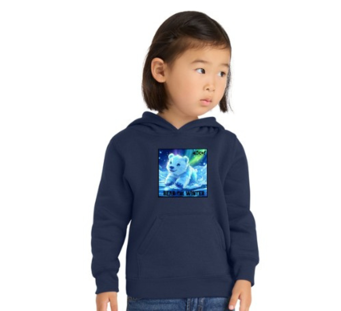 BEAR THE WINTER Toddler Hoodie