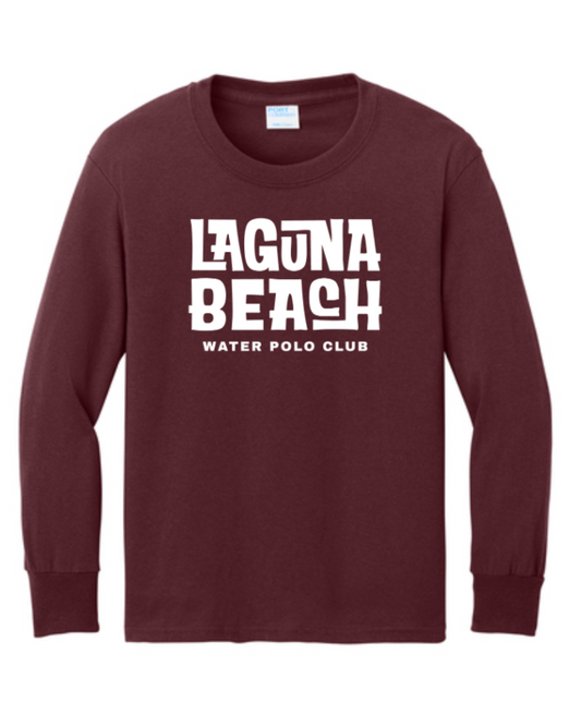Laguna Beach Water Polo Club Adult Long Sleeve Maroon