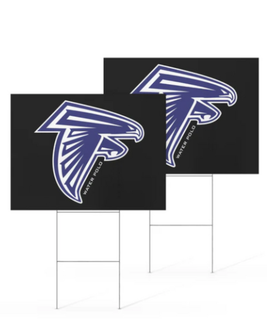Atwater High School Double Sided Yard Sign Mascot Logo