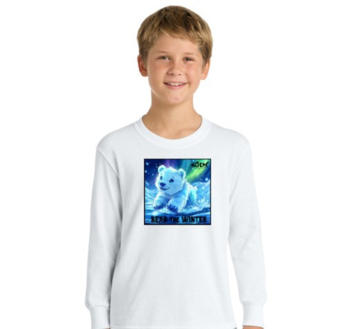 BEAR THE WINTER Youth Long Sleeve