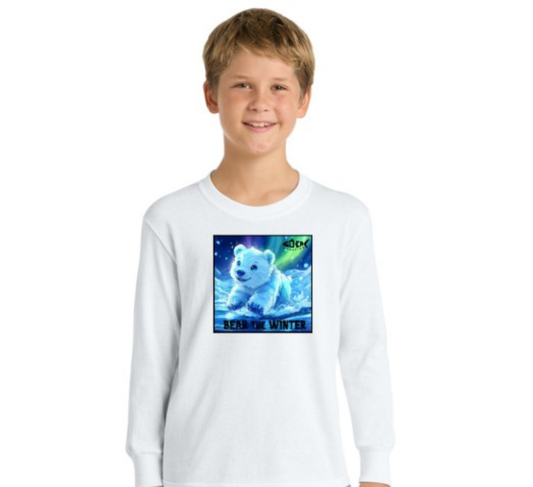 BEAR THE WINTER Youth Long Sleeve