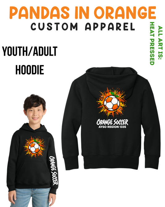 ORANGE SOCCER YOUTH Hoodie